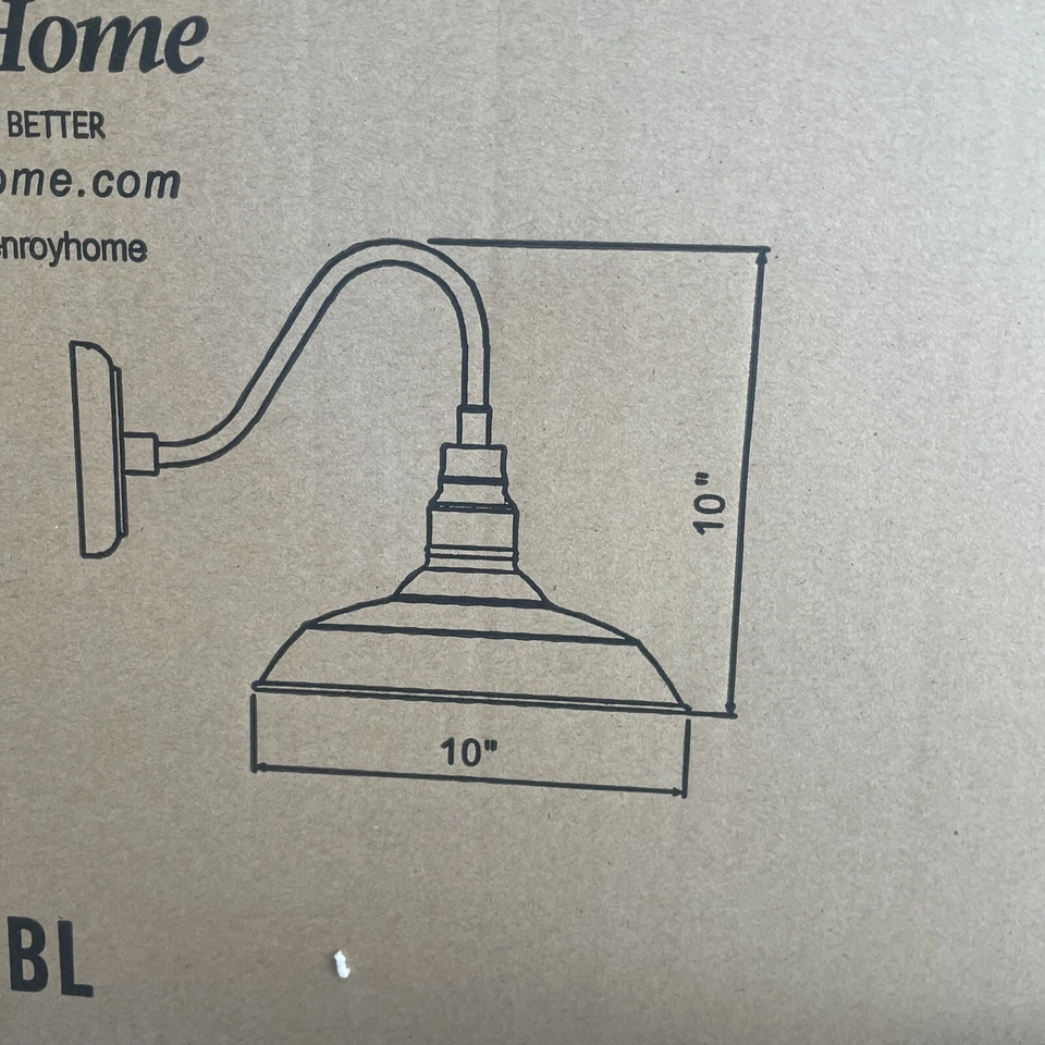 Linterna Kenroy Home 93506BL Dale 1 Luz con Acabado Negro, Estilo Rústico. Foto 4 de 4