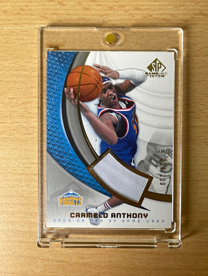 Upper Deck 2005-06 SP Game Used Carmelo Anthony Denver Nuggets 25-J 054/100