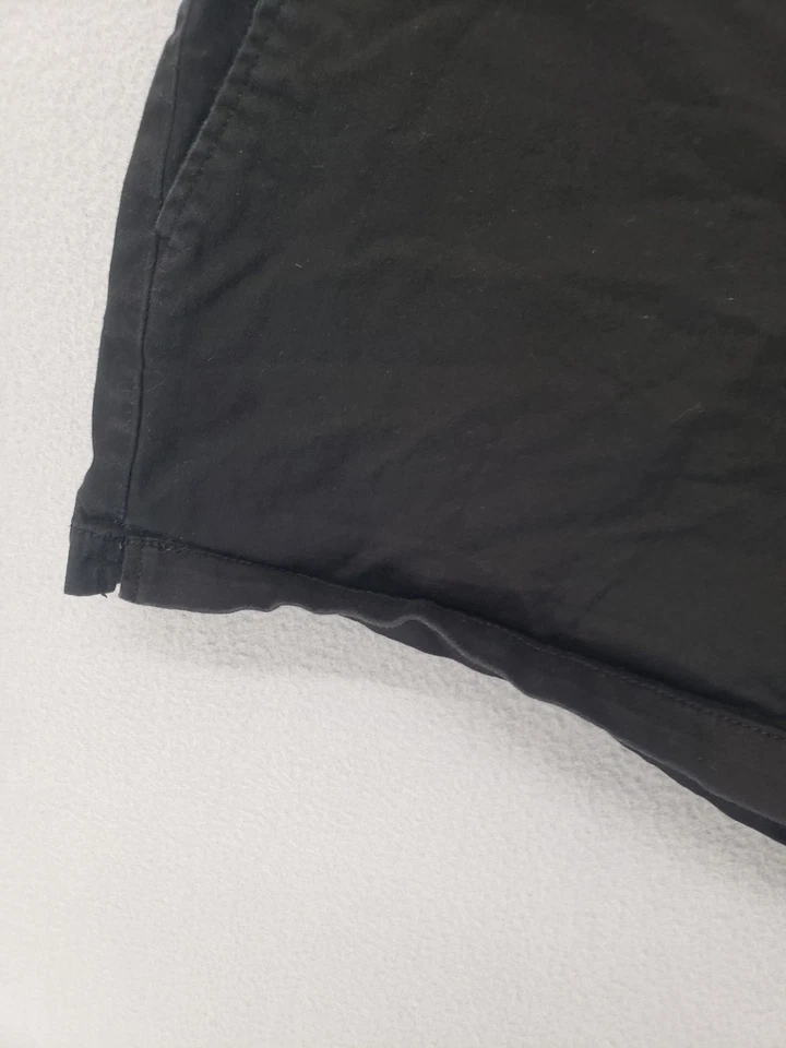 Newyork & Company Mujer Corto 6 Negro Tiro Medio Verano Informal Uso Diario Foto 3 de 4