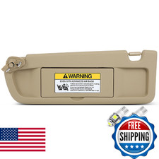 SCITOO Car Sun Visor Assbembly Left Driver Side Fit for 2006-2011 for Honda for
