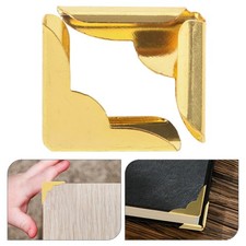 10Pcs Golden Metal Decorative Corner Protectors for Books and Albums