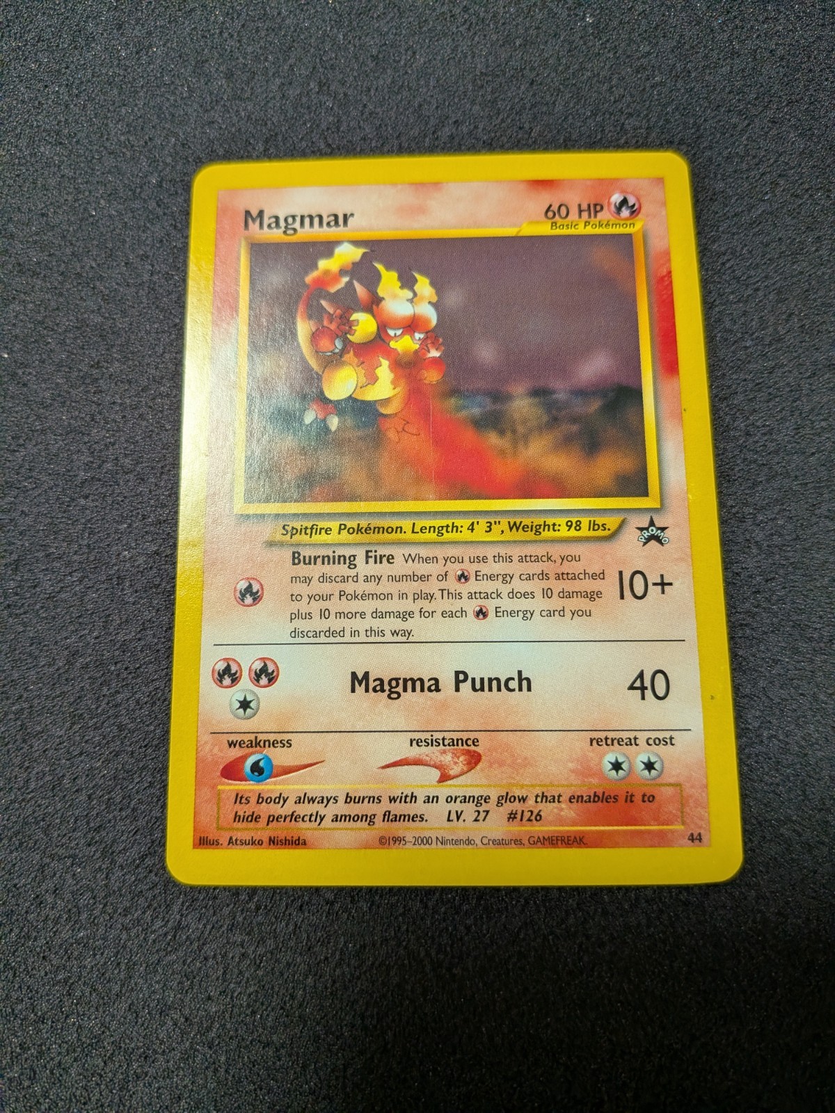 Pokemon TCG | Magmar | 44/53 Wotc Black Star Promo | LP