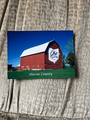 NEW Huron County Ohio Bicentennial Barn Picture Magnet Beautiful