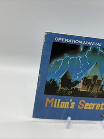 Milon's Secret Castle Nintendo NES Instruction Manual Booklet ONLY Fast Ship!