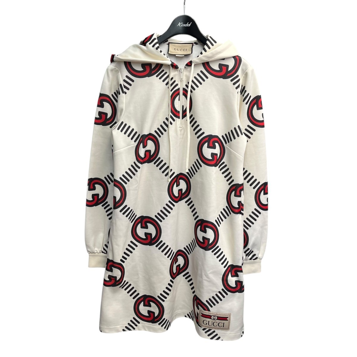 GUCCI Interlocking G Technical Jersey Half Zip Ho… - image 1