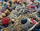 3 Lbs. Vintage to Modern Costume Jewelry Junk Tangled Estate Craft Lot (Lt # HH)