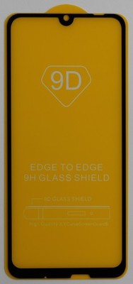 Huawei Enjoy 9s Panzerschutz Glasfolie 6D Schwarz FullCover 9H Display Hartglas 