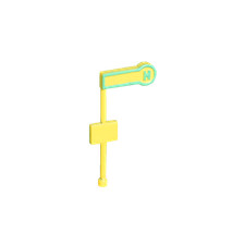 Spur H0 Haltestellenschild Bushalt 5er Pack