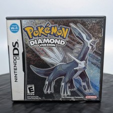 Pokemon Diamond Version Nintendo DS Authentic USA Game+Case Missing Manual ✔