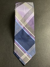 Michael Kors Men's Purple Blue Silk Tie ST001-22 