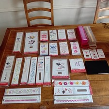 Large Collection Of Sizzix Dies & Cutting Pads/Platform Most Are New Unused