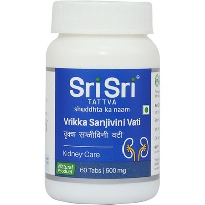 Sri Sri Tattva Vrikka Sanjivini Vati 60Tabs - FREE DELIVERY 5-7DAYS