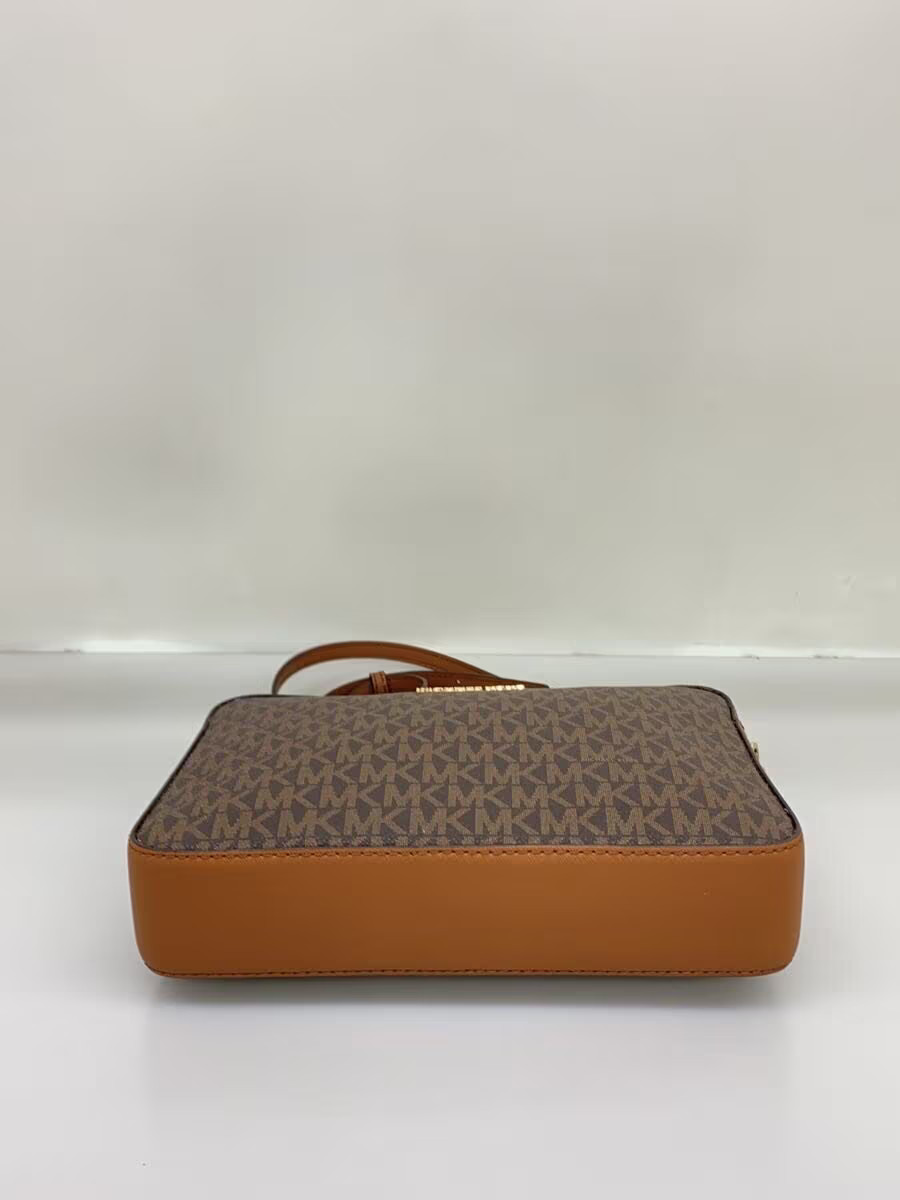 MICHAEL KORS Shoulder Bag Leather BRW All-Over Print PA-2102 thumbnail 4