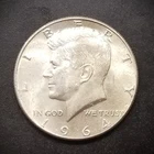1964  Kennedy Half Dollar  50¢ US Coin ~ KM 202  ~ exact shown ~ 90% Silver