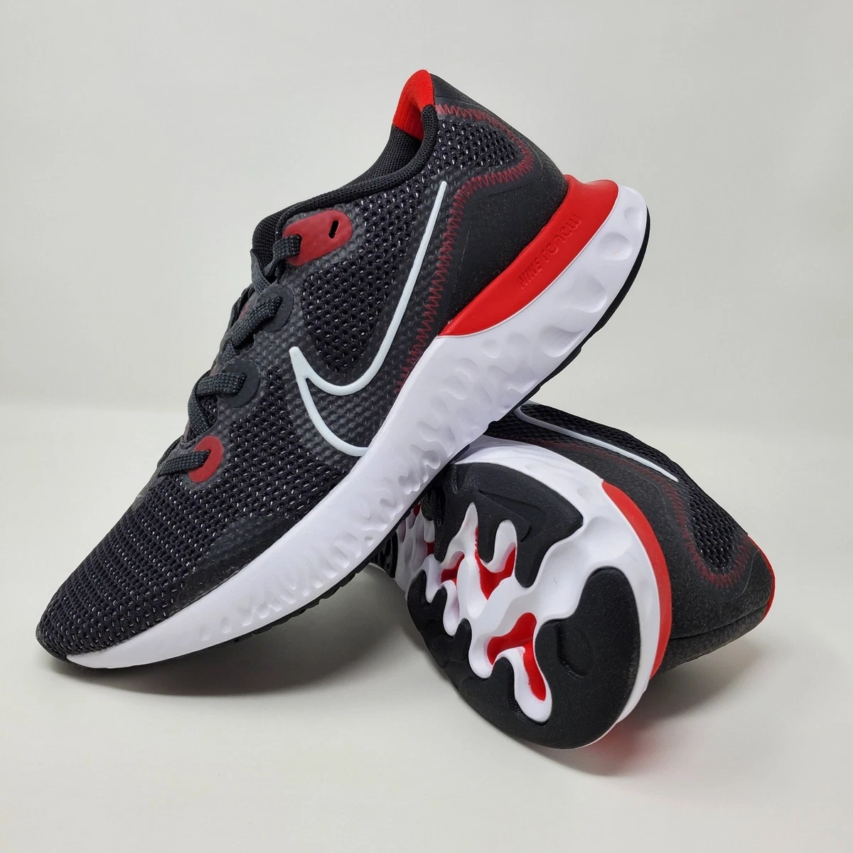 Nike Renew Run Shoes Black/White/ Red CK6357-005 MENS Size 7 bred Nike Renew Run Black White Red (CK6357-005) Sneakers Men  main image 2