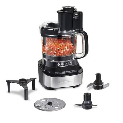 Hamilton Beach Stack & Snap 10-Cup Food Processor 500W Easy Chopping
