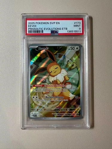 (D) 2025 Pokemon SVP EN Prismatic Evolutions 173 Eevee ETB Promo!