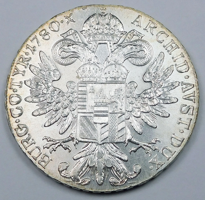 1780 Austria Silver Maria Theresa 1 Thaler - KM# T1 | eBay