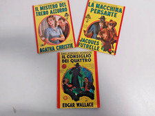 Stock 3 Volumi Vintage Gialli Economici Mondadori 1-1933 7-1949 33-1950 RiSTAMPA