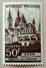 5D1-Timbre France YT 917 neuf * année 1951 "CAEN"