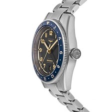 New Longines Spirit Zulu Time Anthracite Dial Steel Men's Watch L3.802.4.60.6 3