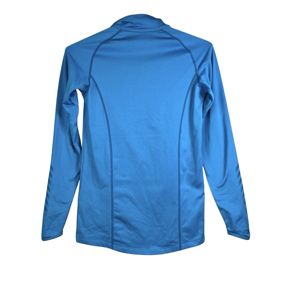 Sudadera deportiva Helly Hansen azul manga larga cuarto cremallera para mujer talla M Foto 2 de 4