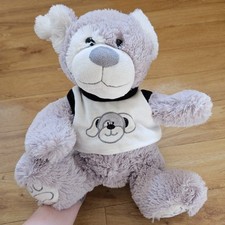 Cuddles Collection Puppy Dog Soft Toy Grey Pup Card Factory Stuffed Animal