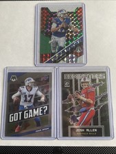 Josh Allen Football Card Lot Of 3