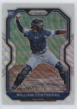 2021 Panini Prizm Tier II White Wave Prizm William Contreras #105 17xk
