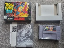 Super Nintendo/SNES ~Porky Pig's Haunted Holiday~ W/ Box, Manual - Tested