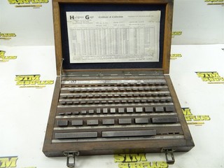 SET OF STEEL GAGE BLOCKS COMPLETE IN RANGE .1002" TO 4"