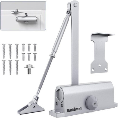 Door Closers Commercial, Heavy Duty Door Closer No Slam, Hydraulic Door Soft Clo