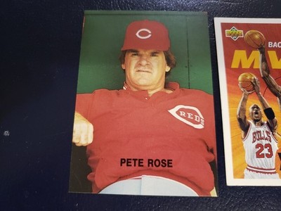 Pete Rose Cincinnati Reds 1987 Action Superstars Series III Full Size