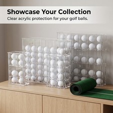 Tischtennisball Vitrine - Acryl Aufbewahrung f&uuml;r Sammlerst&uuml;cke