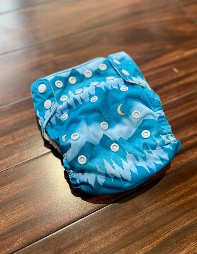 Thirsties All-in-One Clothe Diaper Forest/Night For 8-40 lbs