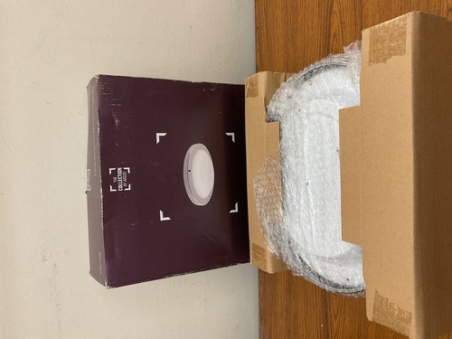 Argos Collection Energy Saving Flush Ceiling Light Chrome | eBay UK