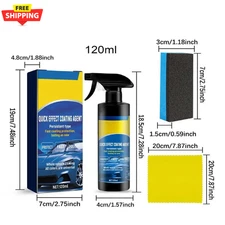 Car Coating Spray, Sopami Waterproof Layer Quick Effect Stains Agent 500ml US