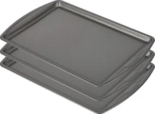 Everyday Nonstick Carbon Steel 13” X 9” Baking Sheet Set, 3 Pack – Standard-Size