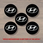 Vinyl Decal Sticker Overlays Fits Hyundai Wheel Center Cap