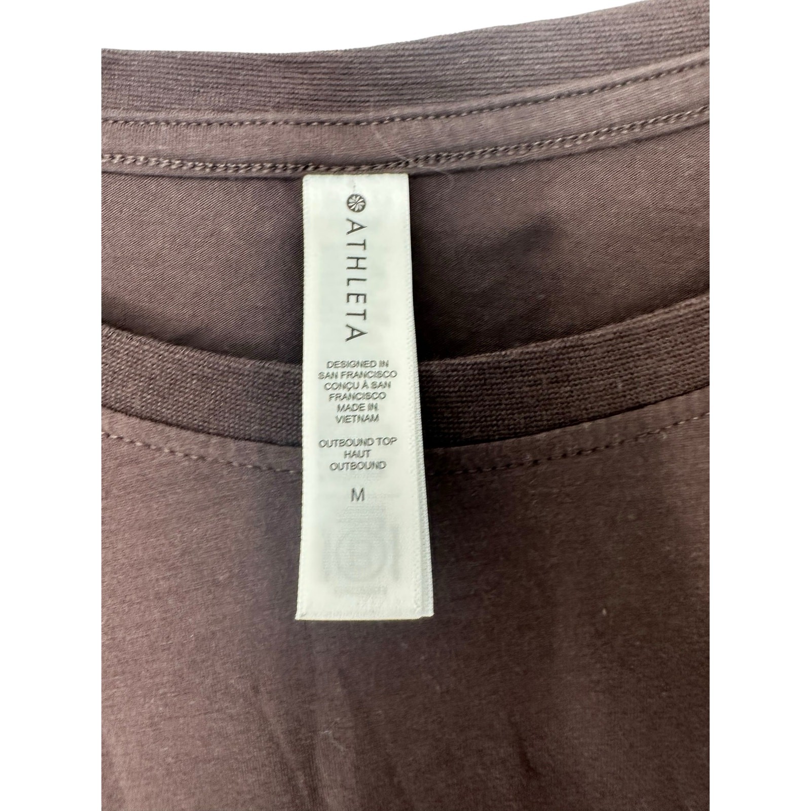 Athleta Outbound Top Black Basic Long Sleeve Clas… - image 2