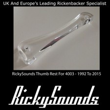 Daumenauflage für Rickenbacker 4003 1992-2015 transparent