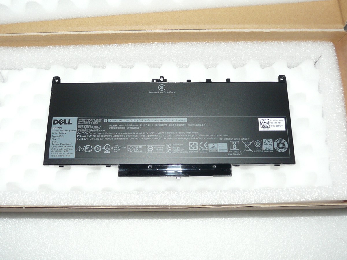 NEW GENUINE DELL LATITUDE E7270 E7470 BATTERY 55WH 7.6V J60J5