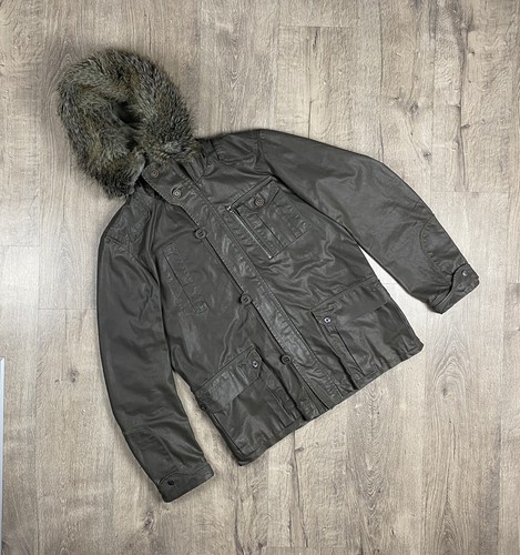 Mens Diesel Waterproof Parka Jacket 