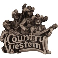 Country Western Band Bluegrass Folk Music Funny Gift Vintage Belt Buckle