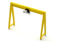 Mu N-A50259 - Fertigmodell Portalkran Klein - Spur N - Neu