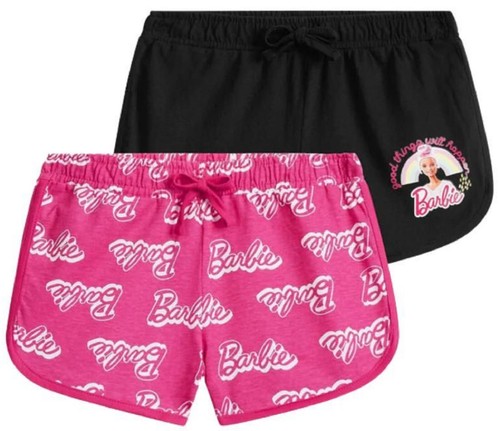 Confezione 2 pantaloncini estivi bambina BARBIE, PEPPA o PRINCIPESSA taglie 1-12 anni - Foto 7 di 9