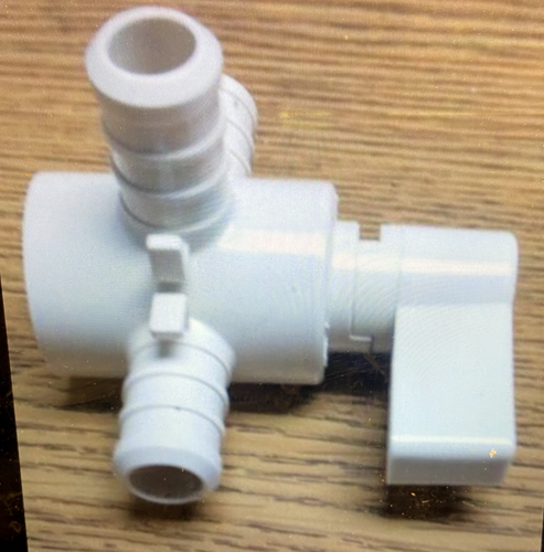 RV Utopia 1/4 Turn 3-Way Bypass Valve - Picture 3 of 4