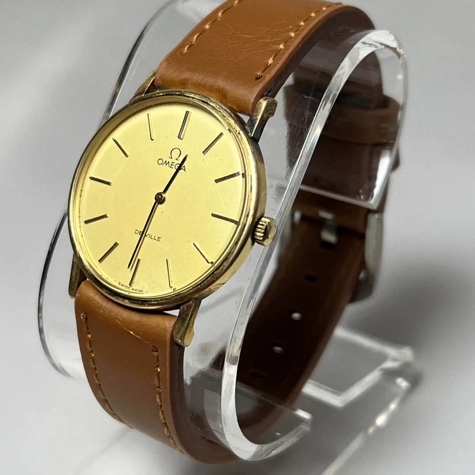 OMEGA De Ville Tono Dorado ref. Reloj 111.140 redondo cal.625 cuerda manual 32mm