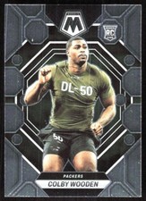 2023 1583A Panini Mosaic Colby Wooden Rookie Green Bay Packers #303