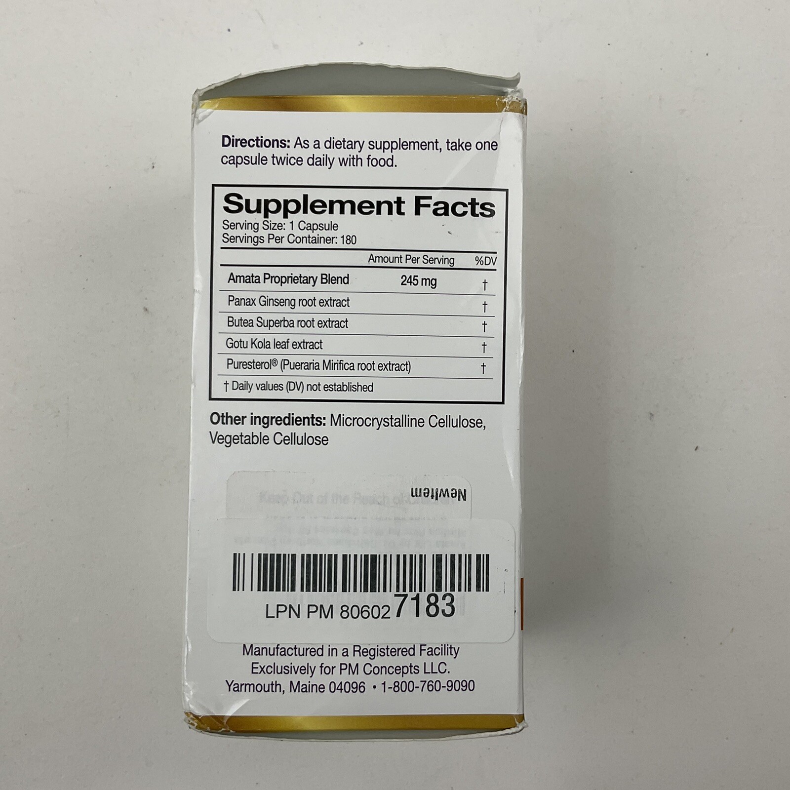 Amata Life by Dr. Christiane Northrup Pueraria Mirifica Plus Capsules